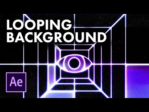After Effects Looping Background Tutorial 3D Grid