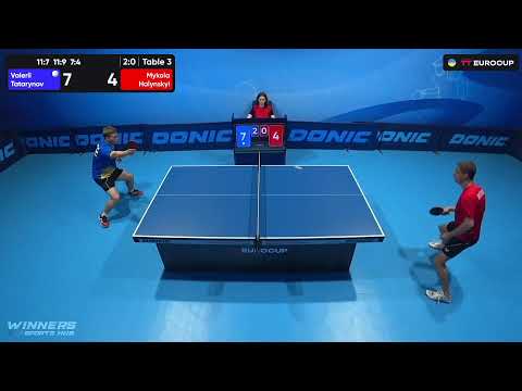 12:00 Valerii Tatarynov - Mykola Halynskyi 03.08.2023 TT Euro.Cup Ukraine Star. Table 3