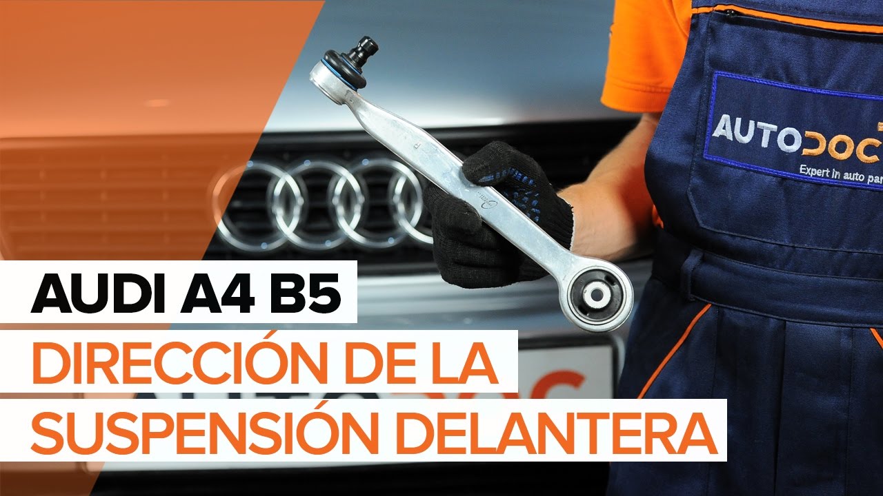 Cómo cambiar: brazo superior de la parte delantera - Audi A4 B5 Avant | Guía de sustitución