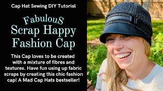 How to sew and make the best fashionable cap using a simple & easy pattern! DIY Tutorial