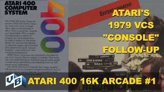 The #Atari400 16K Arcade #1 System Overview and Game Play Demo