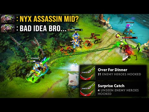 Nyx Assassin Mid Vs Pudge? BAD IDEA Bro... | Pudge Official