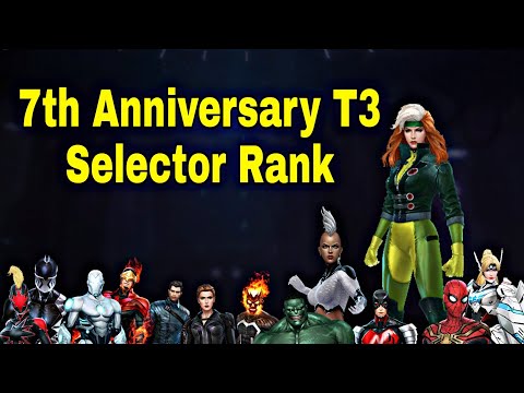 7th Anniversary T3 Selector Rank 2022 - Marvel Future Fight