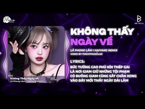 KHÔNG THẤY NGÀY VỀ REMIX (Bản Chuẩn TikTok) - Lã Phong Lâm| Chuyện Của Tôi Ngày Xưa Do Ăn Chơi Remix