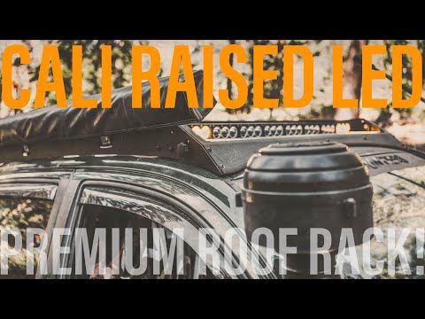 Cali Raised LED’s Premium Roof Rack With Dual Function Light Bar and 360 Scene Lights! Full Install