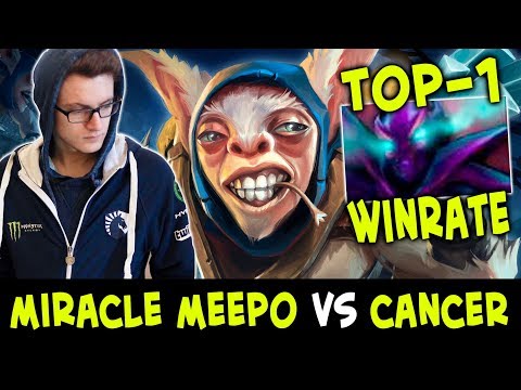 Miracle MEEPO vs most CANCER hero — highest WINRATE in Dota