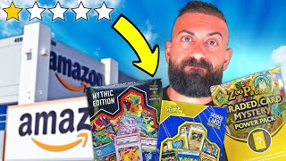 I Bought The WORST Rated Pokemon Cards From Amazon!