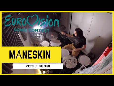 Måneskin - ZITTI E BUONI - Eurovision winner 2021 - DRUM COVER