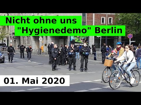 Nicht ohne uns - Hygienedemo 01.05.2020 | Teil 1: Rosa-Luxemburg-Straße