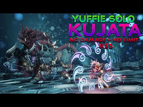 FF7 Rebirth - Kujata Full Might - Yuffie Solo (No Damage, No Limit, 1:23)