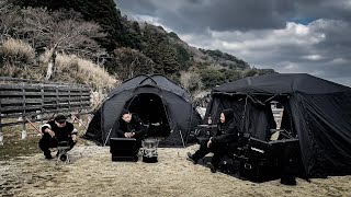 【キャンプ】これを観たらグルキャンしたくなる。自由気ままな男たちの男キャンプ