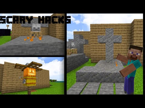 All and only Gaming - Minecraft Top 3 scary hacks 🎃 @ZA-gamer #minecraft #shorts #mojang #hacks #redstone