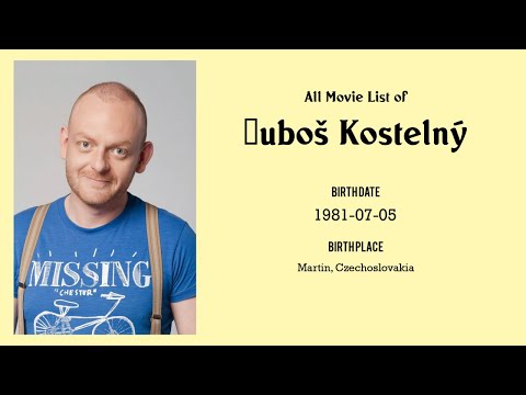 Ľuboš Kostelný Movies list Ľuboš Kostelný| Filmography of Ľuboš Kostelný