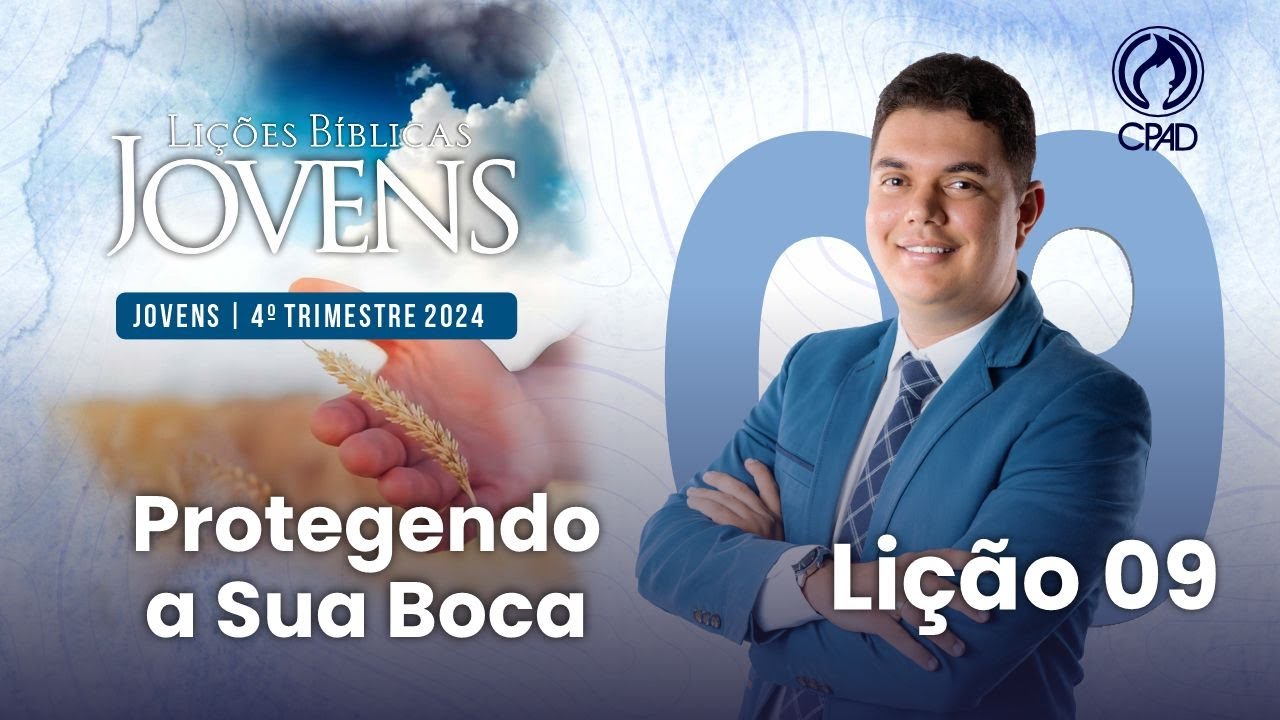 EBD Lição 09 jovens 4º Trimestre de 2024 Subsídios Escola Bíblica Dominical Murilo Alencar