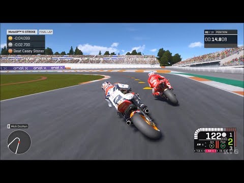 MotoGP 19 - Pedrosa Flashes Past Stoner in Valencia (Historical Challenges) - Dani Pedrosa Gameplay