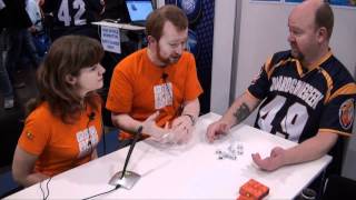 Rory's Story Cubes Demo - BoardGameGeek Booth - Essen Spiel 2010