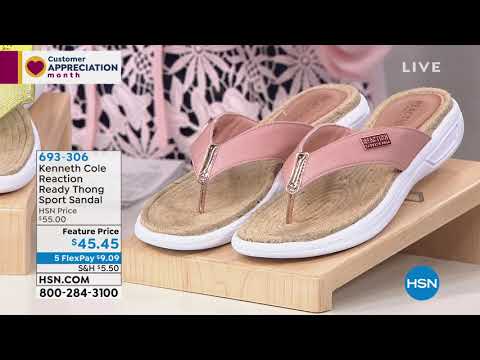 Kenneth Cole Reaction Ready Thong Sport Sandal