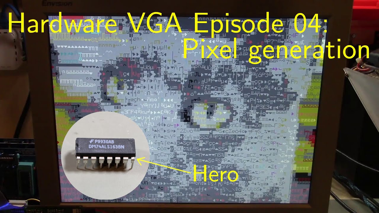 Hardware VGA Episode 04: Pixel generation