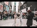 Unique Surprise Bodypaint Proposal In Times Square