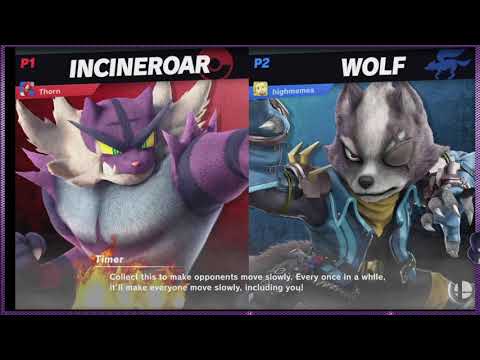 CWA Wifi Weekly 37 - WarmDayBeanie (Pokemon Trainer, Wolf) vs Thorn (Incineroar) Winners Round 1
