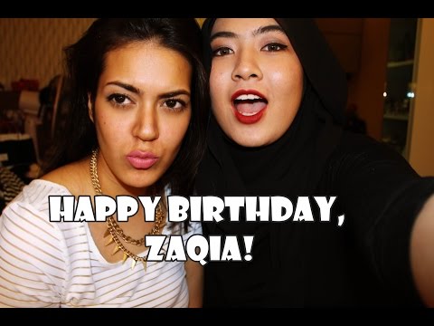Happy birthday, Zaqia!
