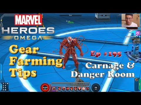 [Marvel Heroes Omega] Gear Farming Tips + Carnage & Danger Room