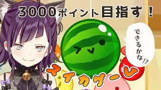 【スイカゲーム】今日の目標は3000ポイント！【Vtuber/小東ひとな】