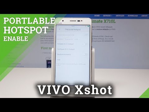 How to Create Portable Hotspot in Vivo Xshot - Wi-Fi Sharing
