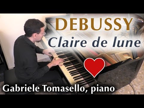 Debussy: Claire de Lune ドビュッシー「月の光」  ピアノ