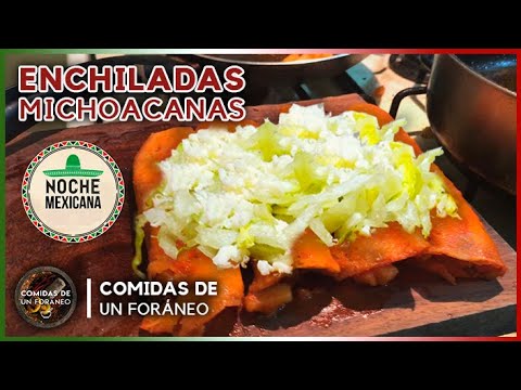 Receta de Enchiladas Michoacanas | Enchiladas Rojas de Papas