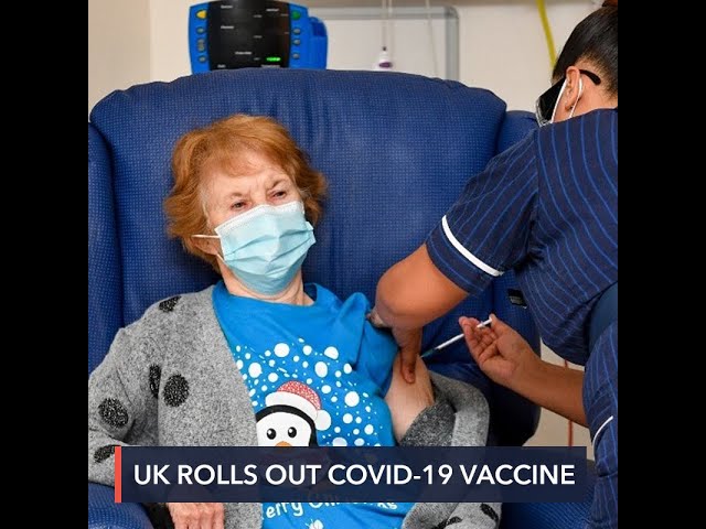 Briton, 90, is first person to receive Pfizer COVID-19 vaccine