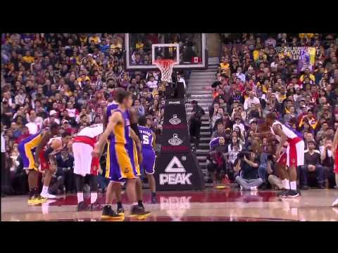 01 20 2013   Lakers vs  Raptors   Dwight Howard Gets Ejected