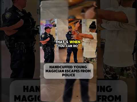 Handcuffed Young Magician Escapes From Police