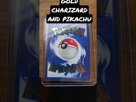 Gold UPC Charizard and Pikachu Promo Gold