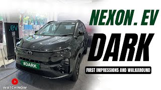 Tata Nexon.ev Dark Edition | First Impressions and Walkaround | Motoroids