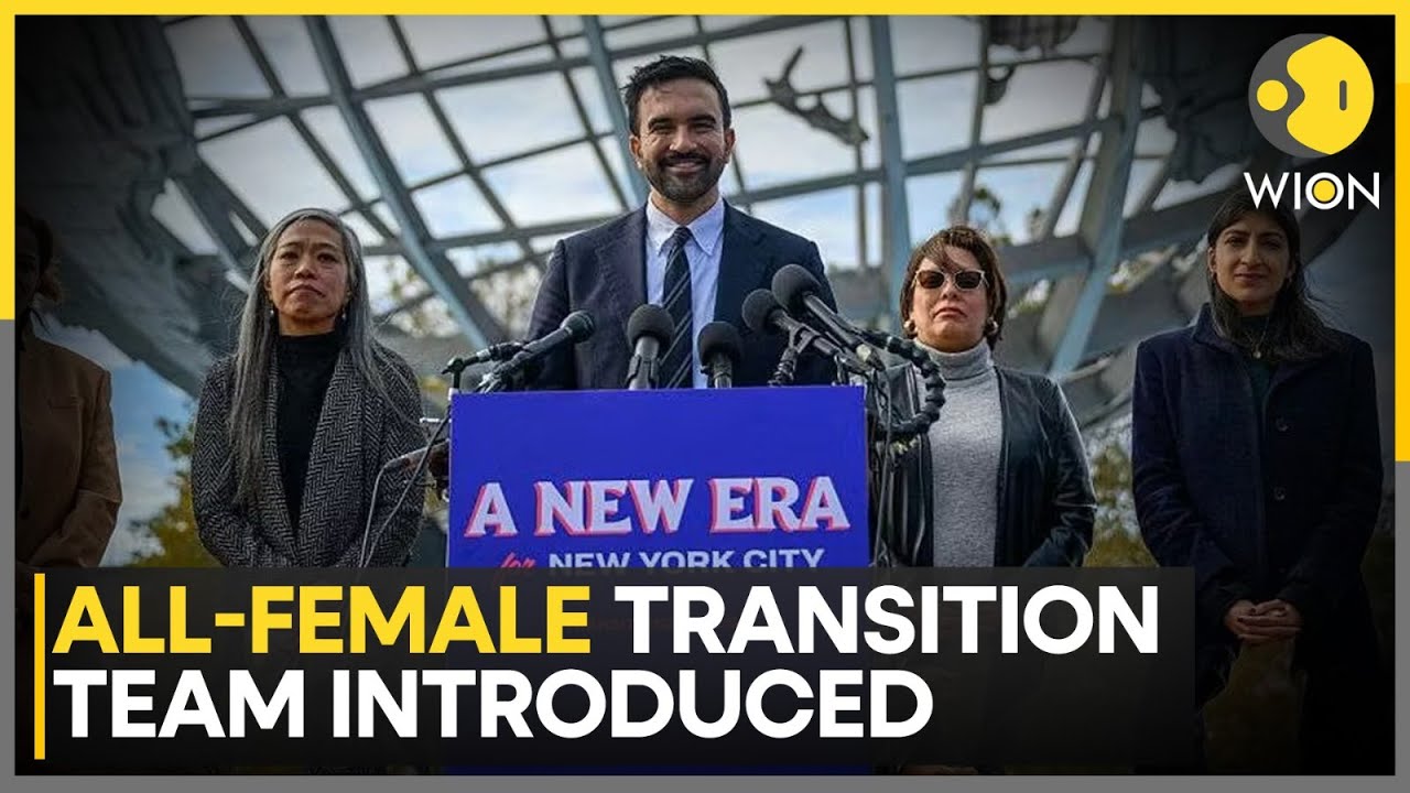 Zohran Mamdani Announces All-Female Transition Team As He Prepares for New York Mayoralty | WION