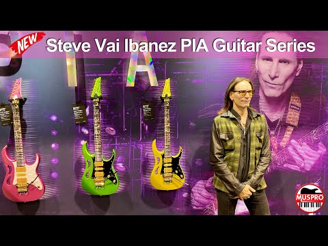 NAMM 2020: Steve Vai showing his new Ibanez Pia Guitar "Paradise In Art"
