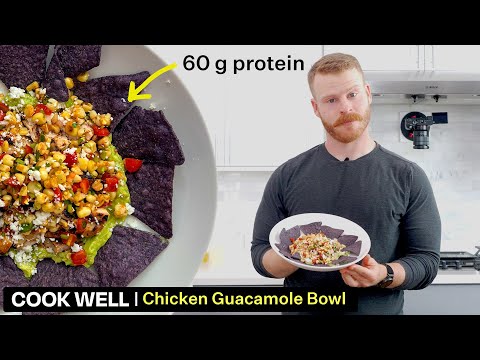 Make-Ahead Chicken Guac Bowl With Roasted Corn Salsa and Loaded Chip Bites