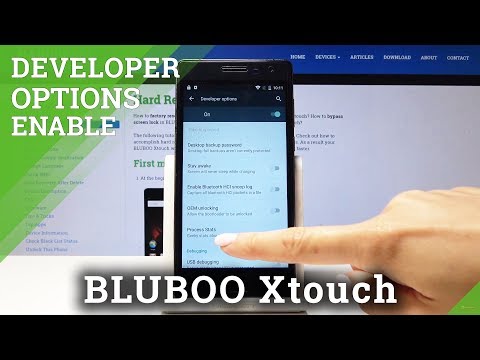 How to Enable Developer Options in BLUBOO Xtouch - Allow OEM Unlock