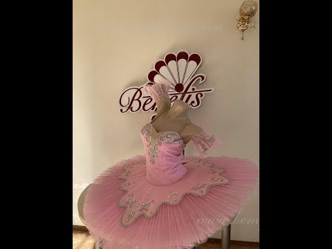 Stage ballet costume for various roles Snowflakes Nutcracker F 0068 - video 2