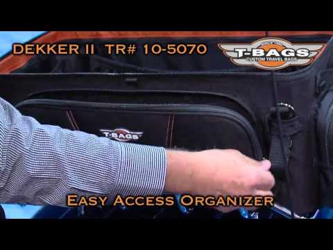 TBAGS Dekker2 Large Touring Tailbag with Rain Cover Strap Attachment