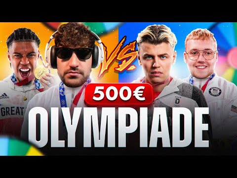 SCHWITZIGSTE 2vs2 GAMING OLYMPIADE UM 500€!🤑🥇mit Papaplatte, Sidney & Zarbex 🔥
