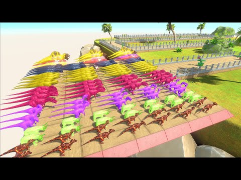 Color Strongest Animal vs Plant Championship - Animal Revolt Battle Simulator