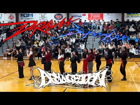 [KPOP IN SCHOOL] aespa (에스파) - 'Drama' 'Supernova' 'Armageddon' | Winterfest Pep Rally | Front View