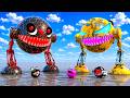 MS PACMAN NEW RED PACMAN VS TWO YELLOW MONSTER PACMAN FIGHTING IN POKEMON 2026 GIANT BOSS BATTLE