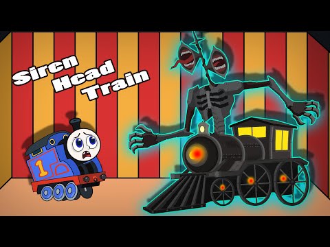 Thomas VS Siren Head Train Locomotive #soloanimation