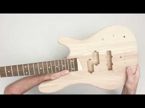 PJ Style DIY Bass Guitar Kit Unboxing from Vibeworks Guitars