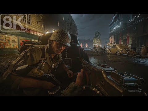 Paris Liberation August 1944｜Vive la Résistance｜Call of Duty WW2 - 8K
