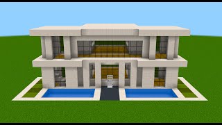 Minecraft - How to build a Modern House 94