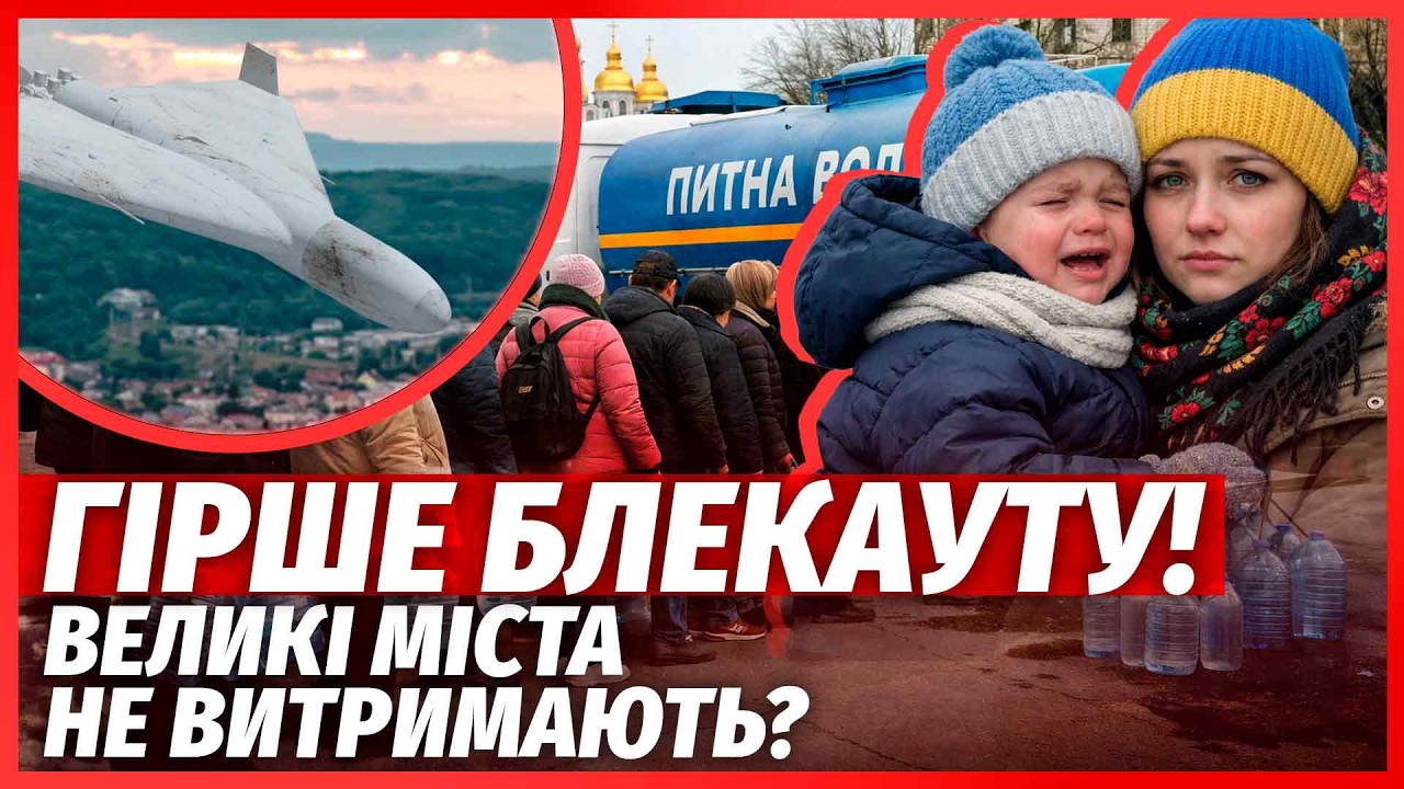 💥В ці хвилини! РФ запускає ГУМАНІТАРНУ КАТАСТРОФУ. Київ і Одеса БУДУТЬ БЕЗ В